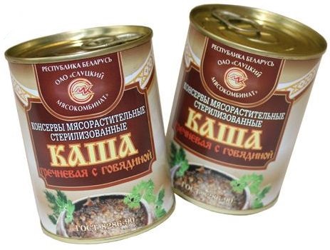 Каша гречневая с говядиной ГОСТ