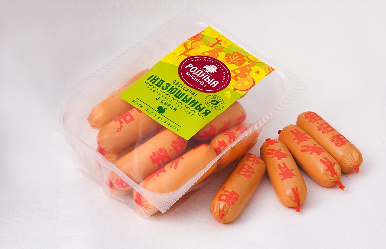 Сосиски «Сасісачкі індзюшыныя з сырам»