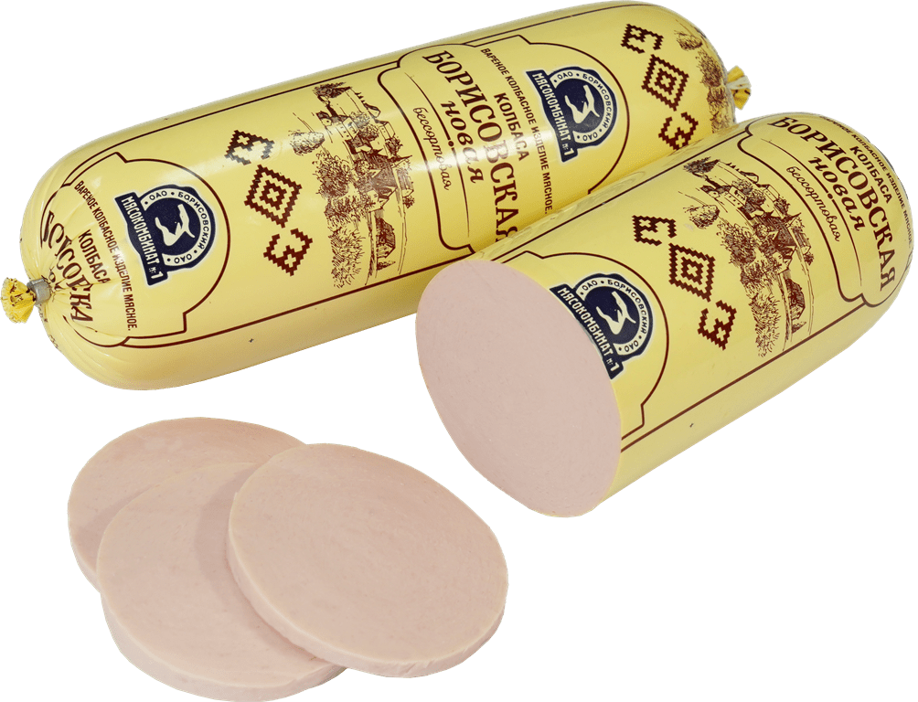 Колбаса вареная свиная «Борисовская новая» б/с