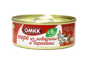 Пюре из говядины и баранины