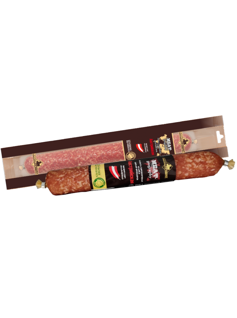 Колбаса сырокопчёная из мяса цыплят-бройлеров "Австрийская"