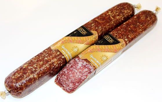 Колбаса «Брауншвейгская» с/к в/с сухая ГОСТ