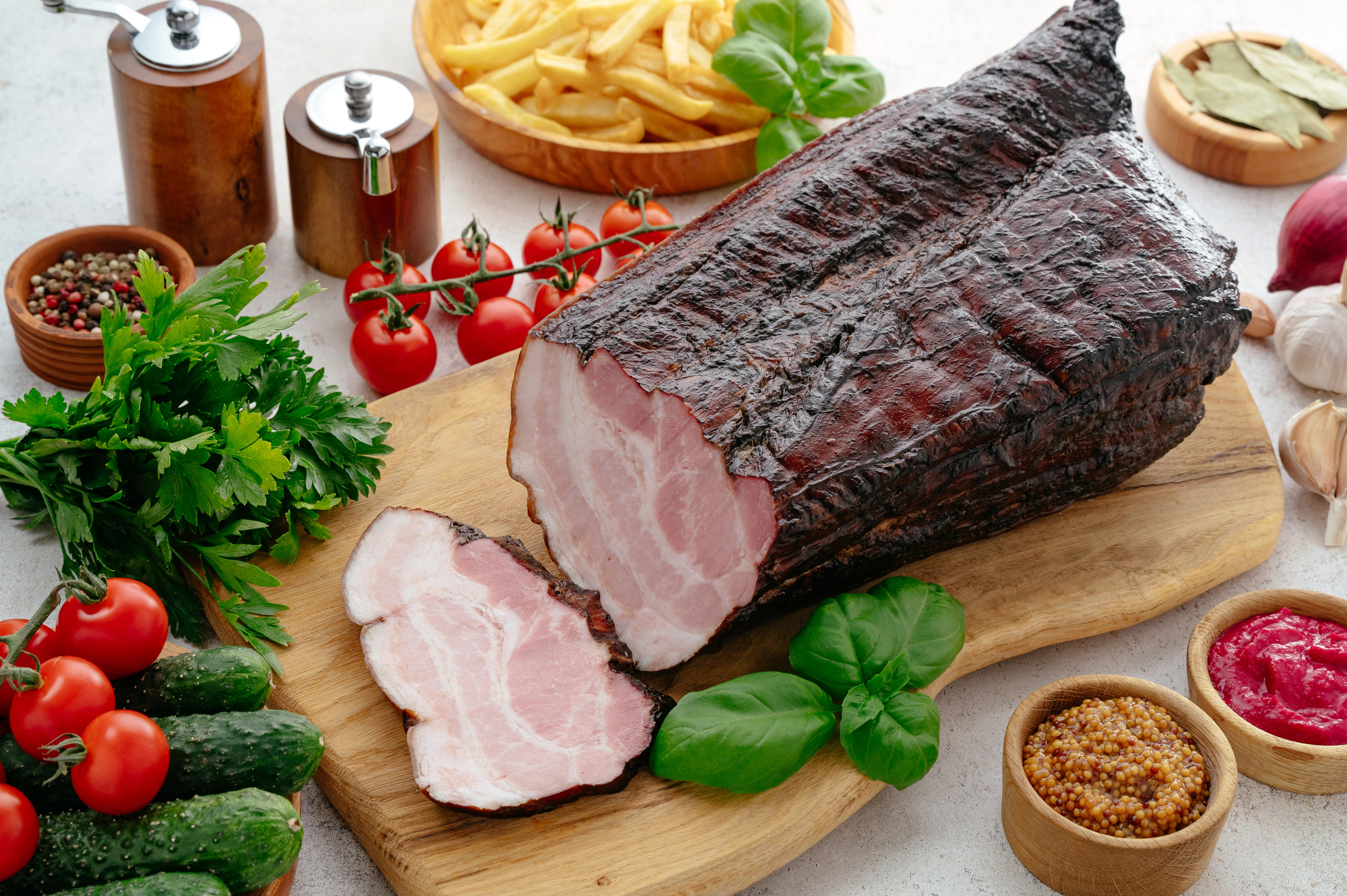 Грудинка Дымовица на углях