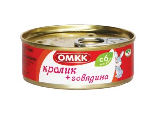 Кролик + говядина