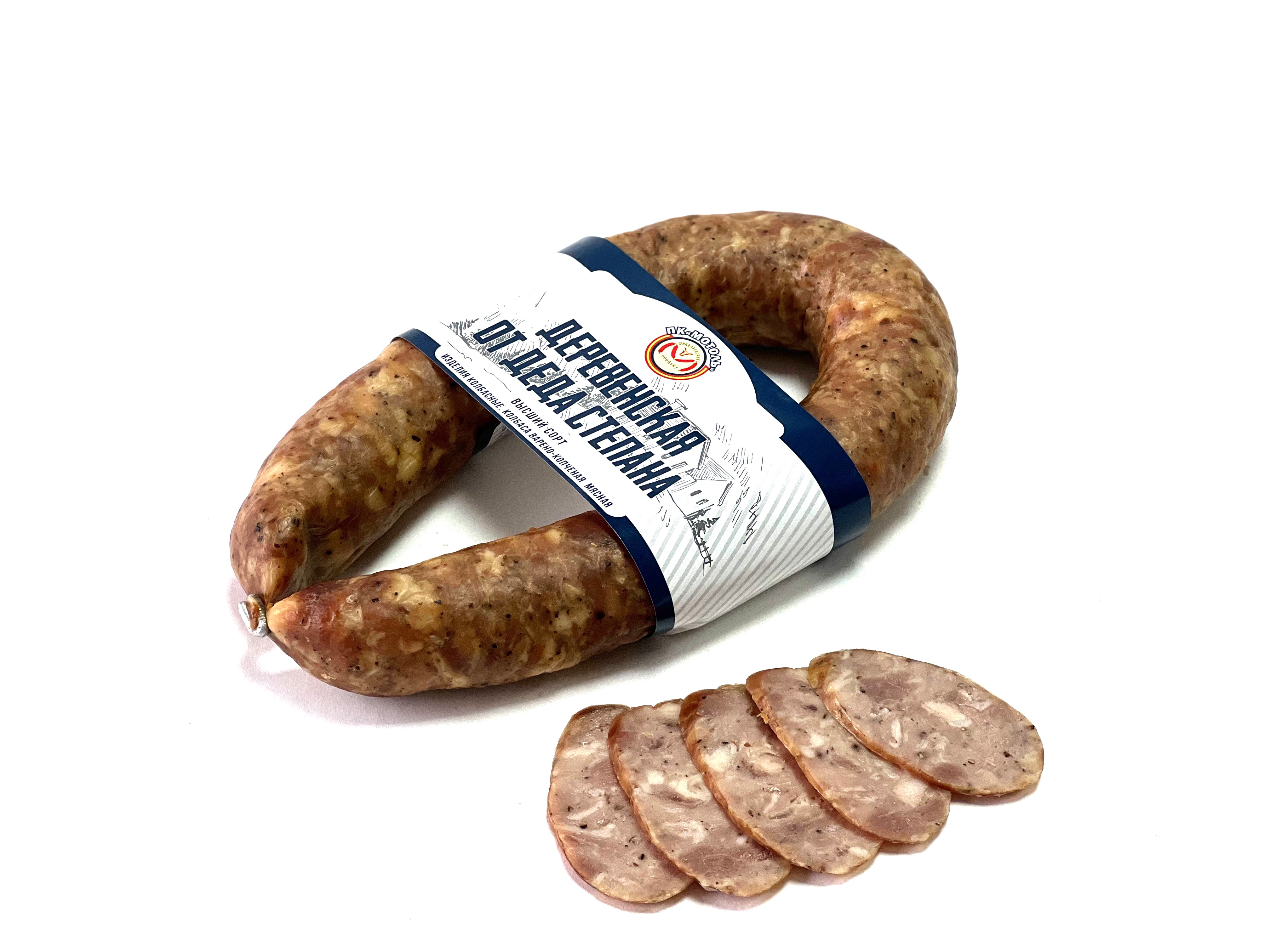 Колбаса "Деревенская деда Степана" 