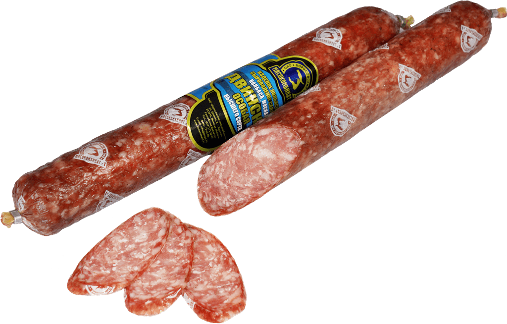 Колбаса «Двинская особая» салями сырокопчёная высшего сорта (МГС)