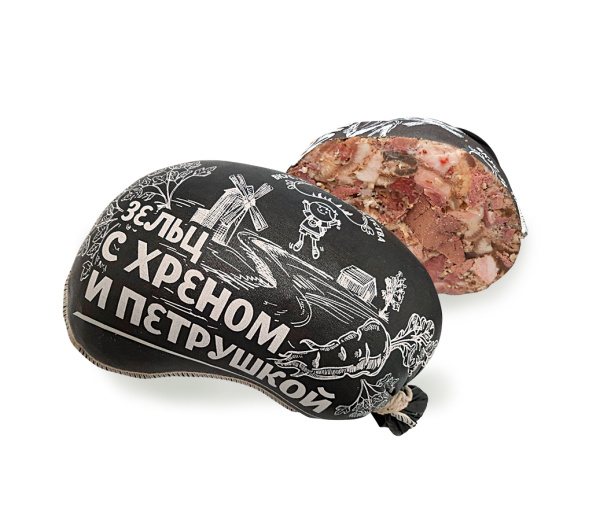 Зельц с хреном и петрушкой