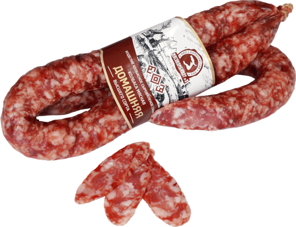 Колбаса «Домашняя» сырокопчёная высшего сорта (МГС)