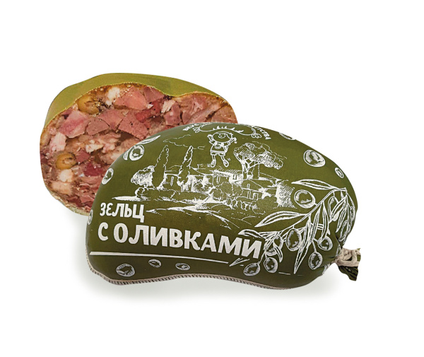 Зельц с оливками