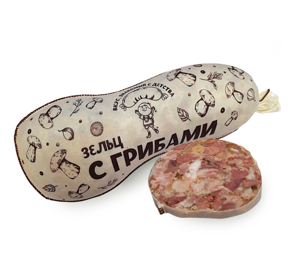 Зельц с грибами